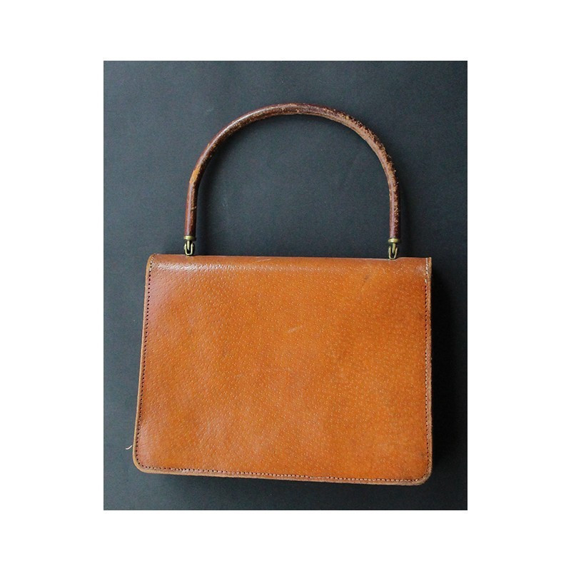 SAC ANCIEN EN CUIR - 1950