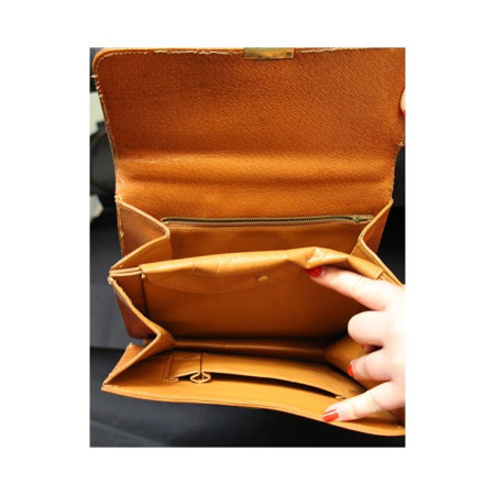 SAC ANCIEN EN CUIR - 1950