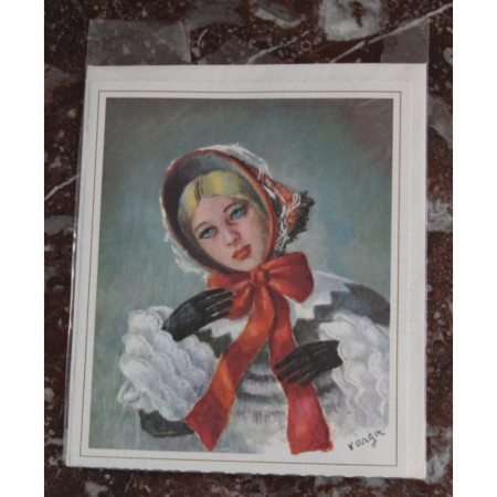 Lot 4 cartes "Marie bonheur"