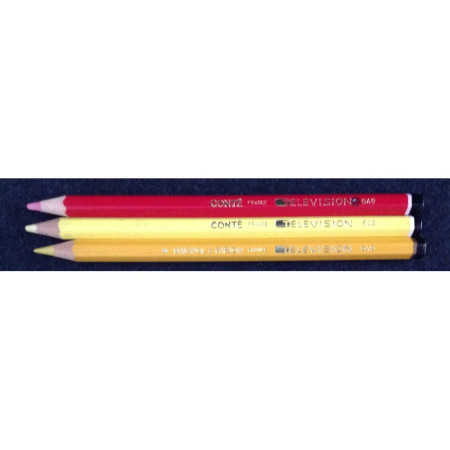 Crayon CONTE France "Télévision" - Jaune