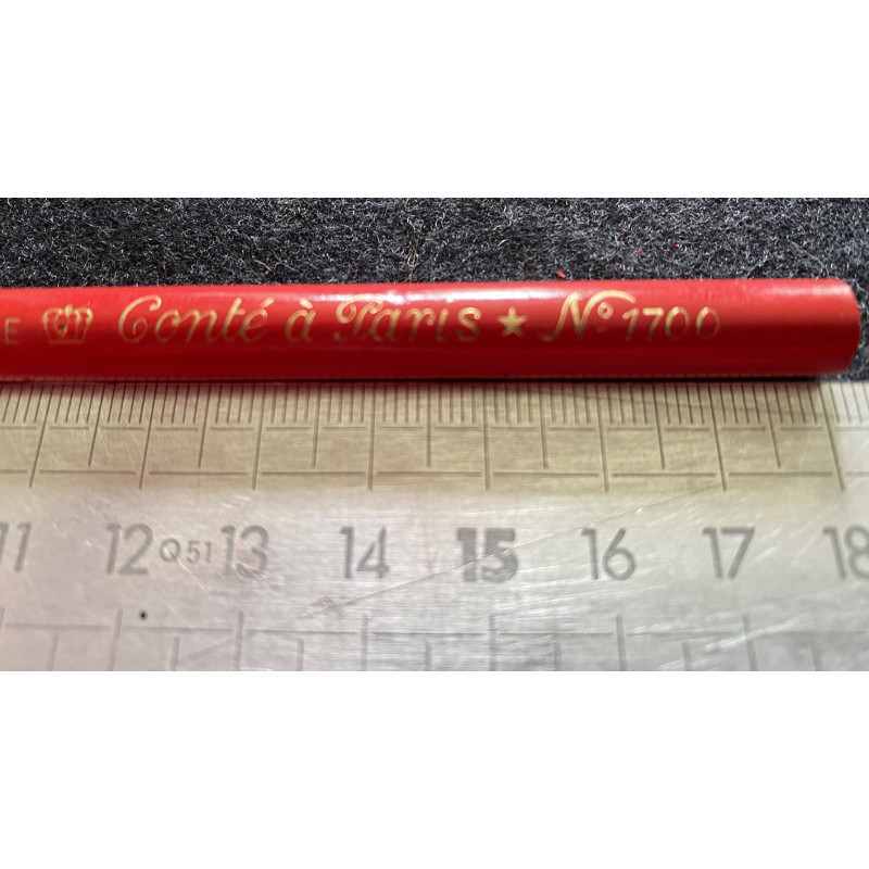 Crayon CONTE France "Verre Porcelaine Plastique" - Rouge