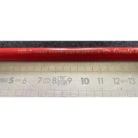 Crayon CONTE France "Verre Porcelaine Plastique" - Rouge