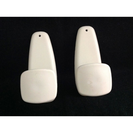 LOT DE 2 PATÈRES BLANCHES SYLA