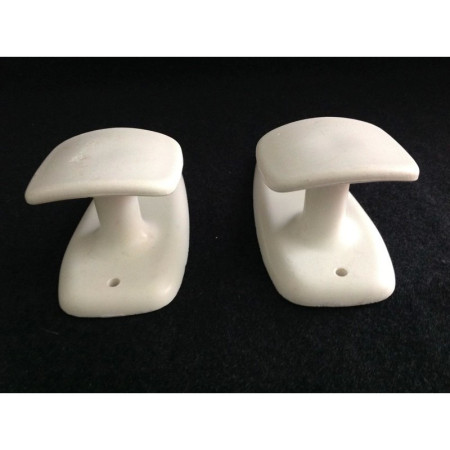 LOT DE 2 PATÈRES BLANCHES SYLA