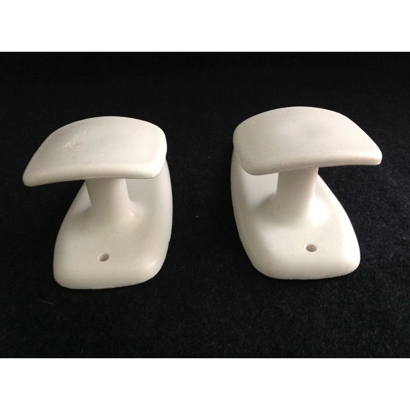 LOT DE 2 PATÈRES BLANCHES SYLA