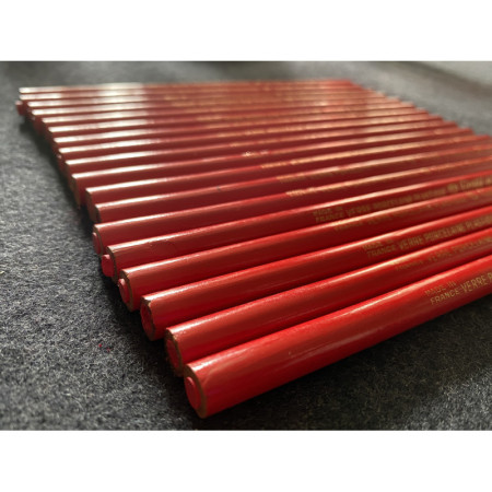 Crayon CONTE France "Verre Porcelaine Plastique" - Rouge