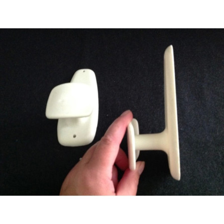 LOT DE 2 PATÈRES BLANCHES SYLA