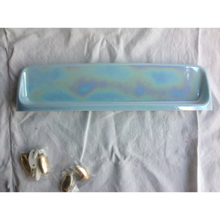 Ensemble de salle de bain bleu nacré