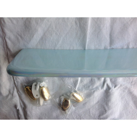 Ensemble de salle de bain bleu nacré
