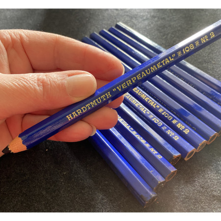 Crayon spécial HARDTMUTH "VERPEAUMETAL" - Bleu