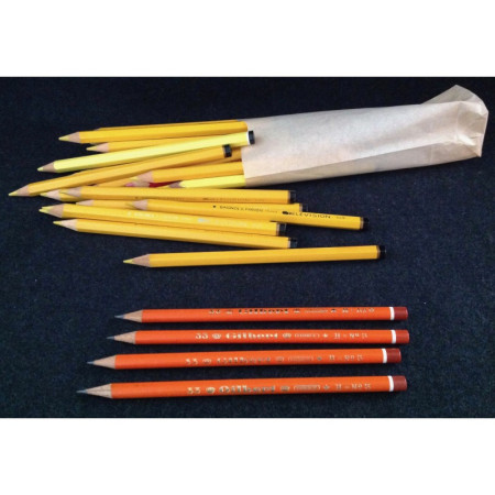 Crayons de bois "Gilbert"