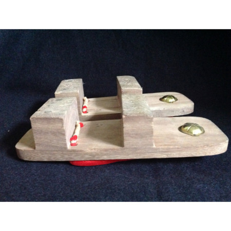 Geta rouges "Tong bois" - Japon