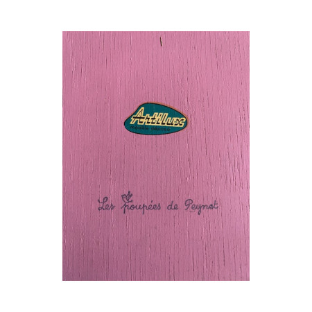 Cadre décoratif "Auto-stoppeuse nationale 7 - Peynet" vintage 1950-60