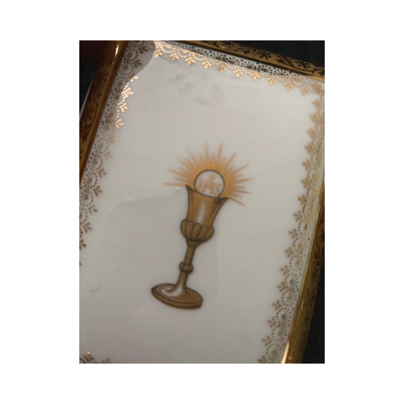 Boite ancienne Missel - Limoges - Communion catholique