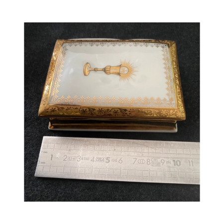 Boite ancienne Missel - Limoges - Communion catholique