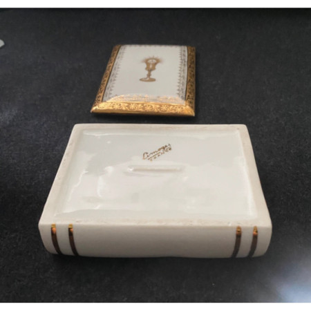 Boite ancienne Missel - Limoges - Communion catholique