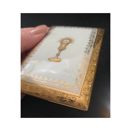 Boite ancienne Missel - Limoges - Communion catholique