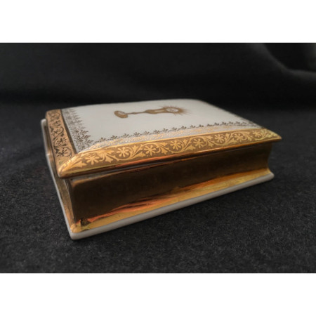 Boite ancienne Missel - Limoges - Communion catholique
