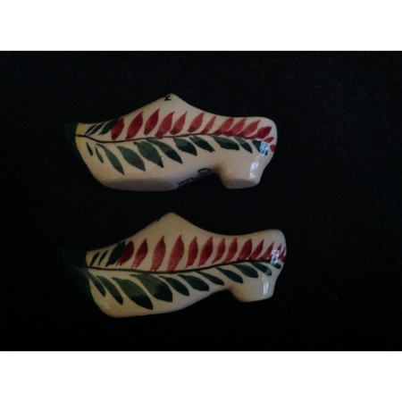 Paire de sabots miniature "Quimper"
