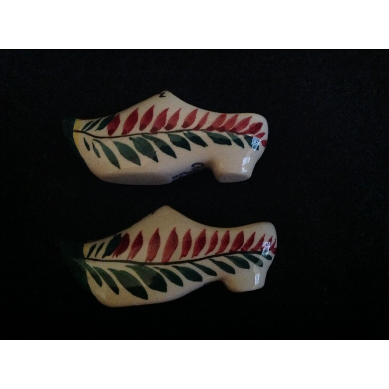 Paire de sabots miniature "Quimper"