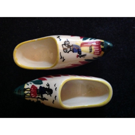 Paire de sabots miniature "Quimper"