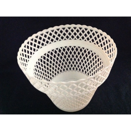 Cache pot "Syla" blanc