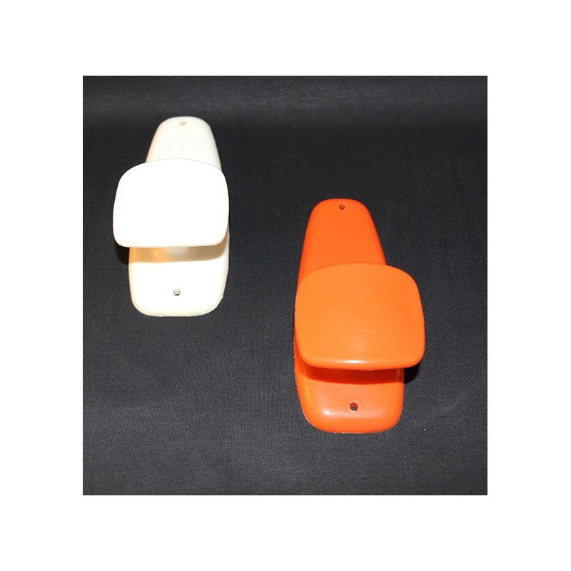 2 PATÈRES SYLA BLANC + ORANGE