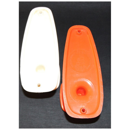 2 PATÈRES SYLA BLANC + ORANGE