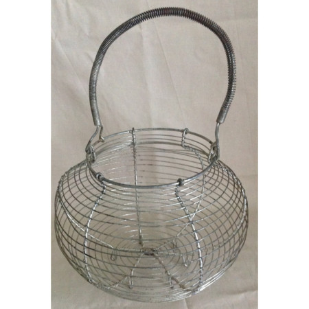Vendu-Panier rond à oeufs - métal