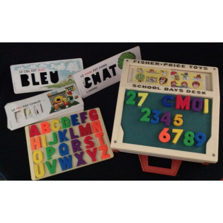 Vendu-Fisher-Price Desk - Complet 1970