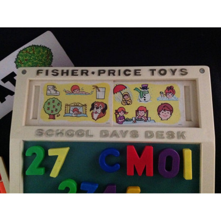 Vendu-Fisher-Price Desk - Complet 1970