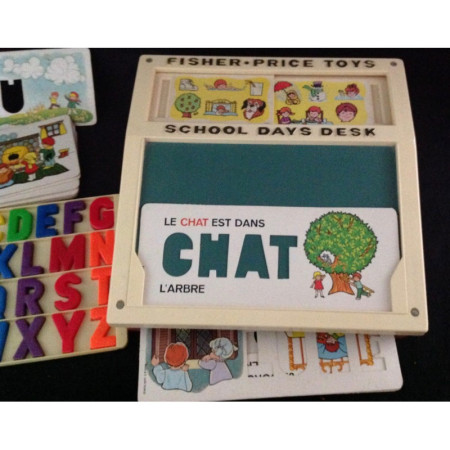Vendu-Fisher-Price Desk - Complet 1970