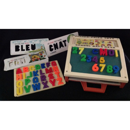 Vendu-Fisher-Price Desk - Complet 1970