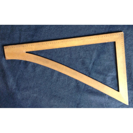 Matériel scolaire - équerre "Muller" 60 cm