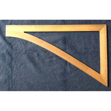 Matériel scolaire - équerre "Muller" 60 cm