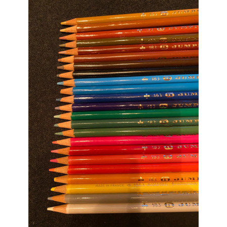 Lot de 23 crayons de couleur "Jumping"