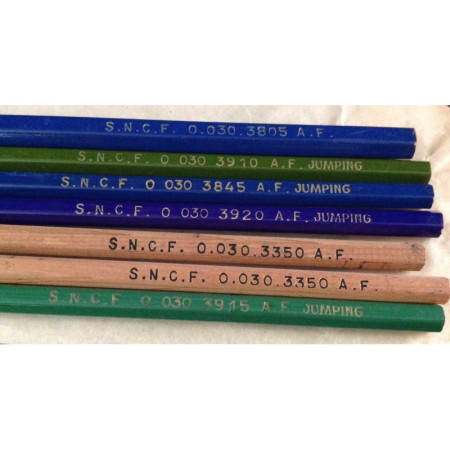Lot de crayons bois "SNCF"