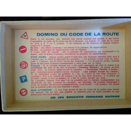 Domino "Code de la route" Fernand Nathan