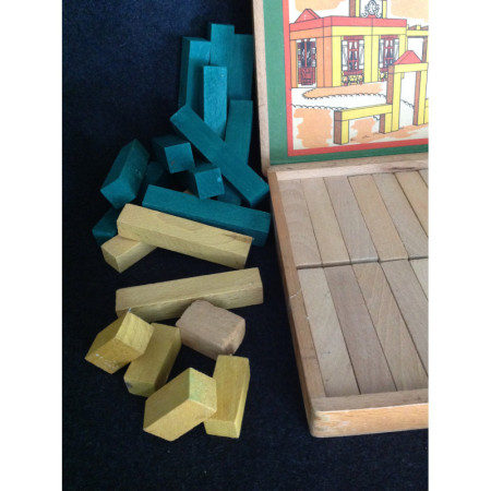 JEU DE CONSTRUCTION - BOIS 1960