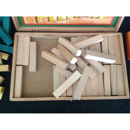 JEU DE CONSTRUCTION - BOIS 1960