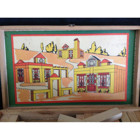 JEU DE CONSTRUCTION - BOIS 1960