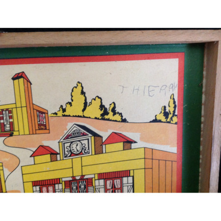 JEU DE CONSTRUCTION - BOIS 1960