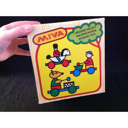 JOUET BOIS À TIRER "CANARD" (+boîte)