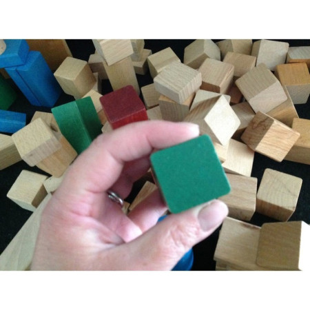 JEUX DE CONSTRUCTION EN BOIS + CHARIOT