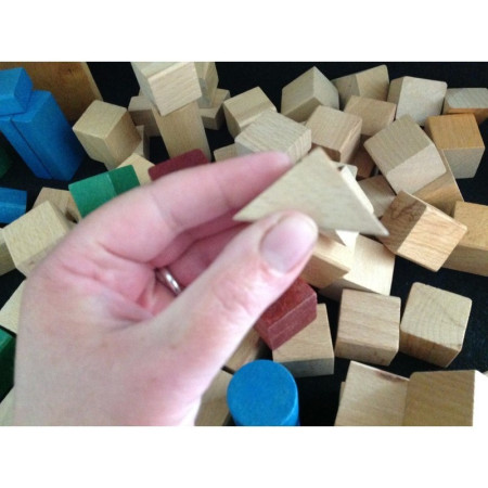 JEUX DE CONSTRUCTION EN BOIS + CHARIOT
