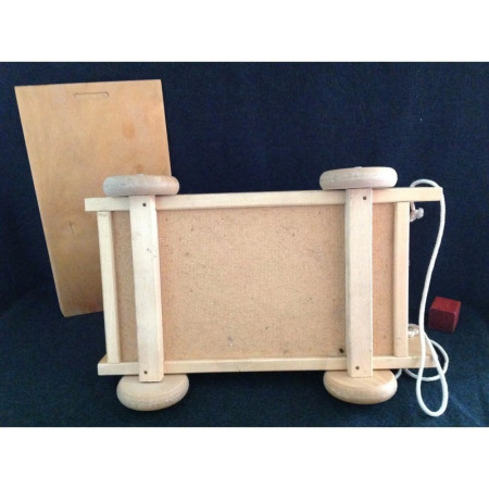 JEUX DE CONSTRUCTION EN BOIS + CHARIOT