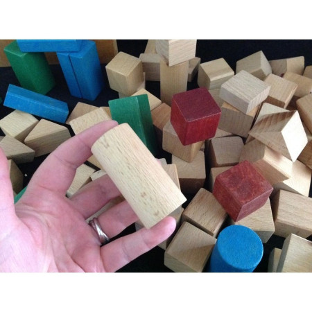JEUX DE CONSTRUCTION EN BOIS + CHARIOT