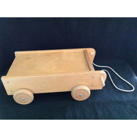 JEUX DE CONSTRUCTION EN BOIS + CHARIOT