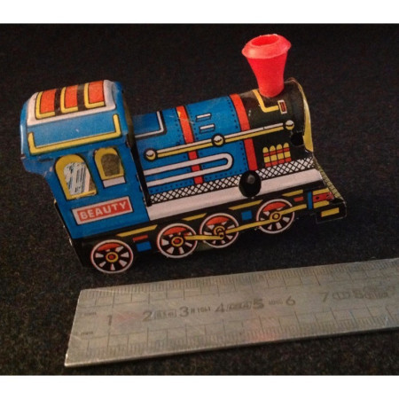 Locomotive mécanique - Jouet métal