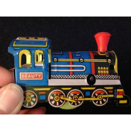 Locomotive mécanique - Jouet métal